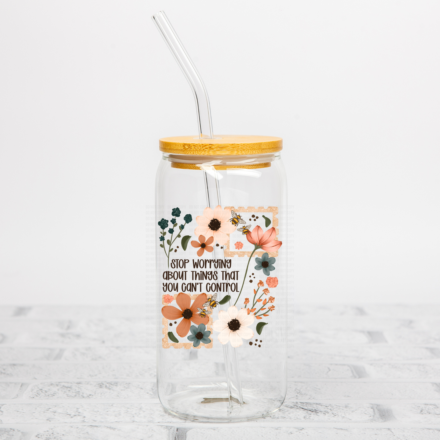 Stop Worrying UVDTF Decal