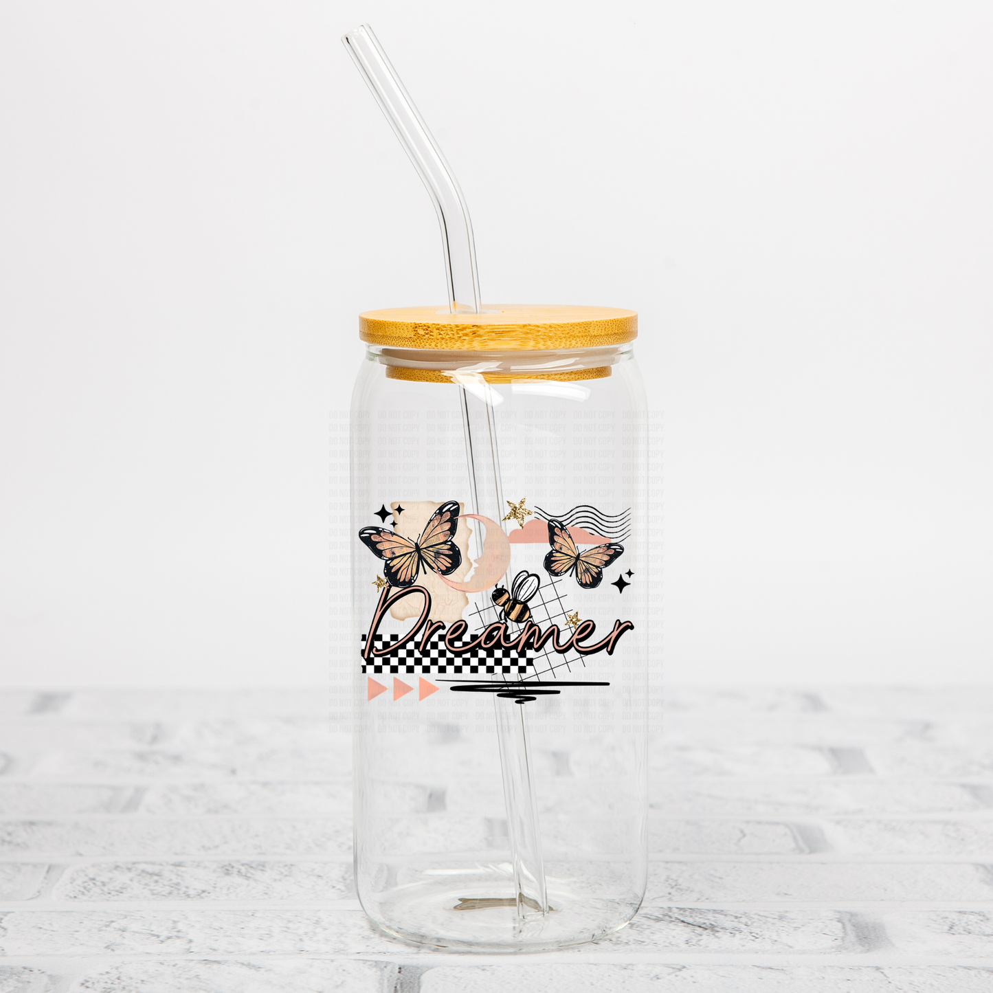 Dreamer Butterflies UVDTF Decal