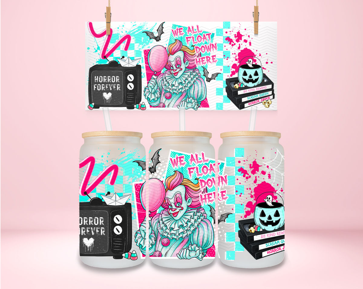 Pastel Halloween Clown UVDTF Wrap