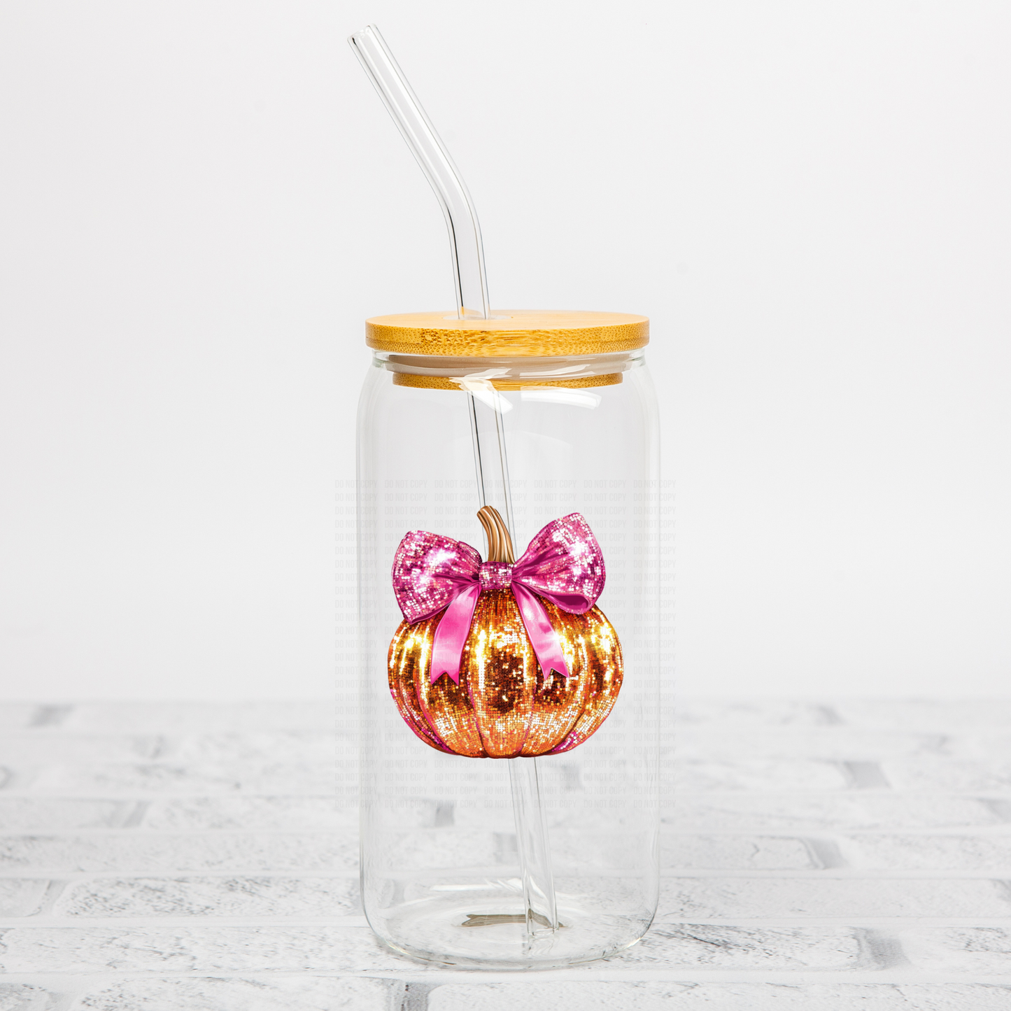 Coquette Disco Pumpkin UVDTF Decal