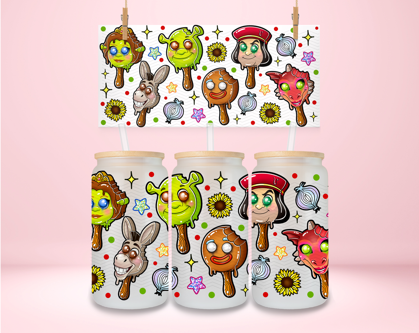 Shrek Ice Cream UVDTF Wrap
