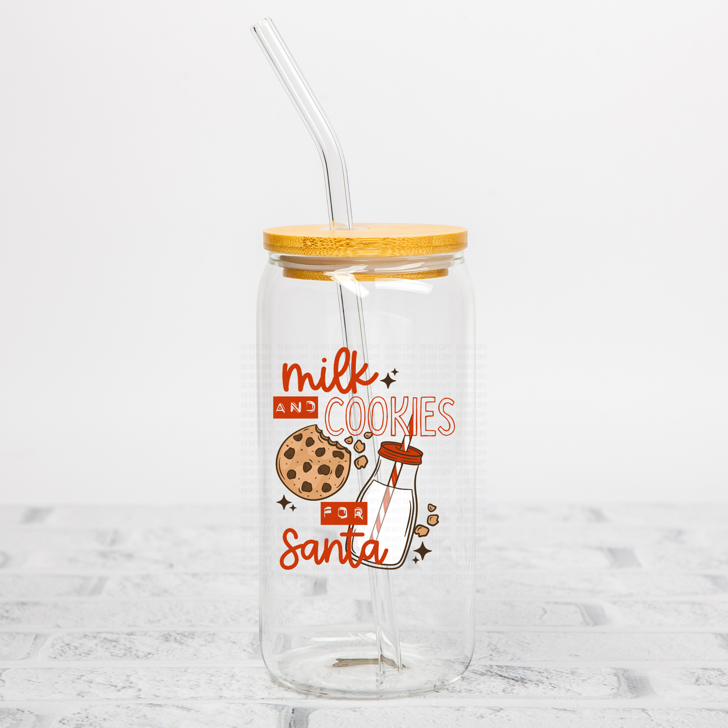 Milk and Cookies UVDTF Decal