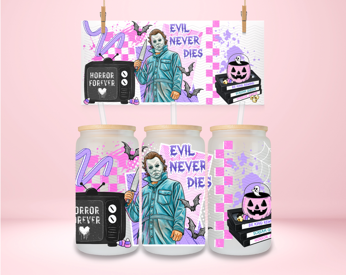 Pastel Halloween Michael UVDTF Wrap