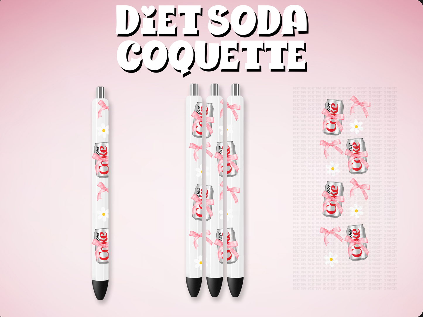 Diet Soda Coquette UVDTF Pen Wrap