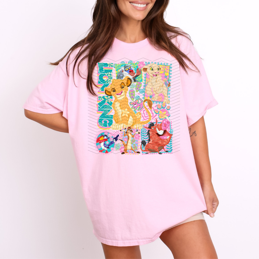 Lion King Colorful DTF