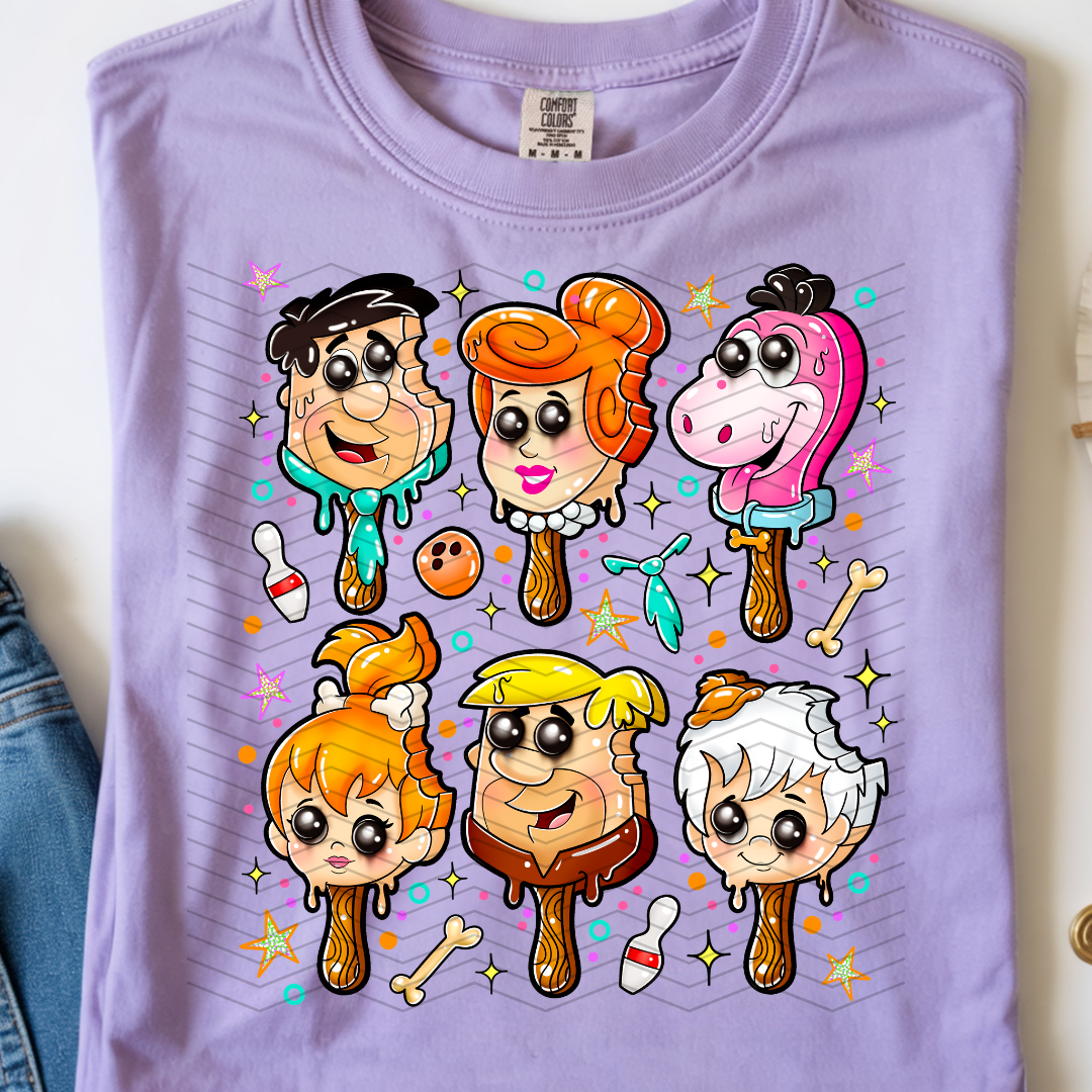 Flinstones Ice Cream DTF