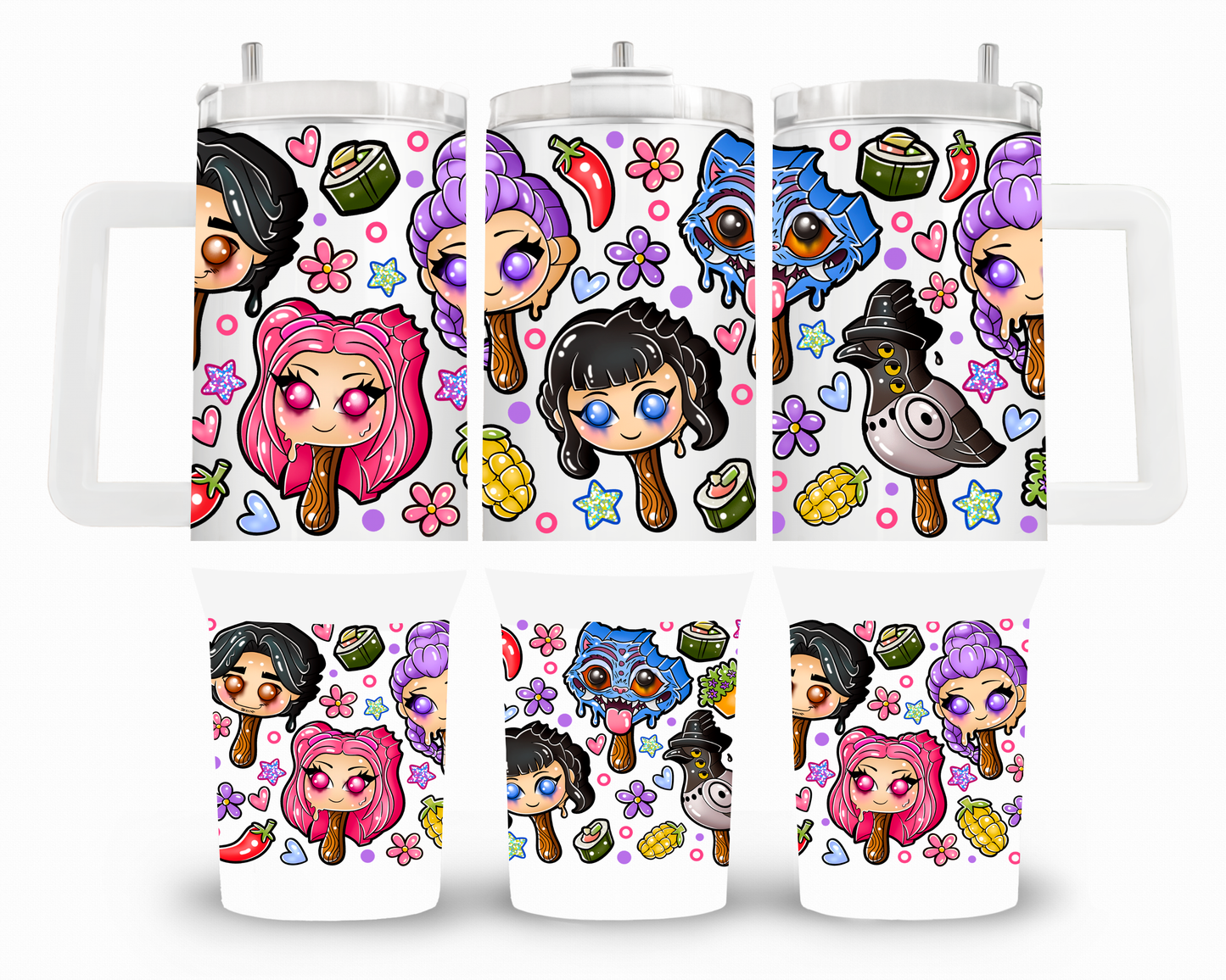 K-Pop Ice Cream 40oz UVDTF Wrap