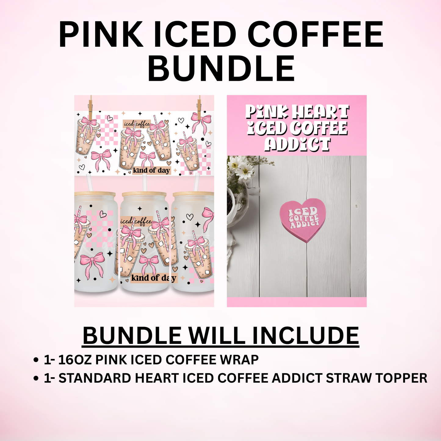 Pink Iced Coffee Bundle