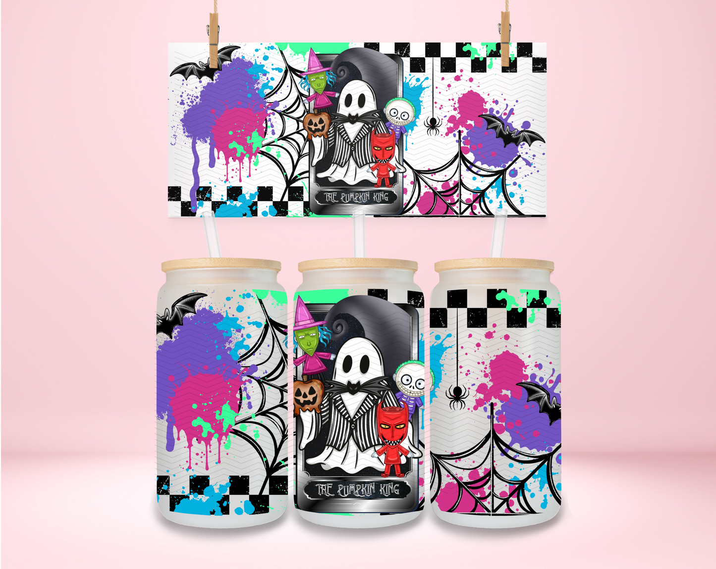The Pumpkin King UVDTF Wrap