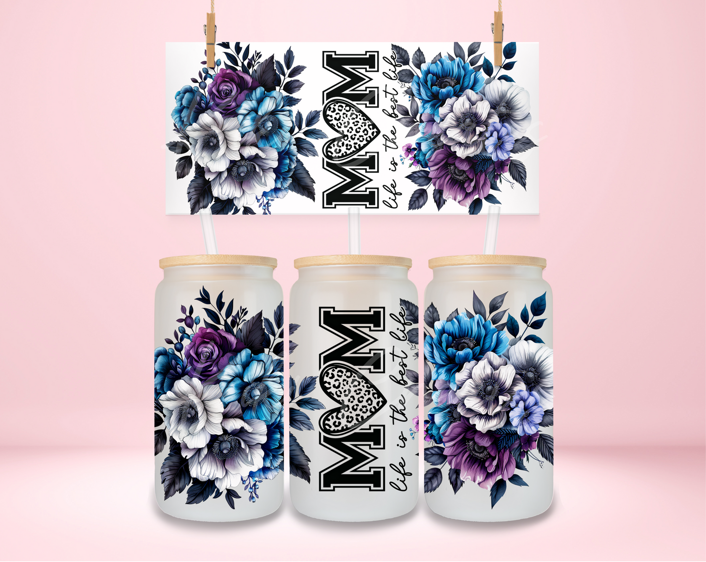 Mom Life Is The Best Life UVDTF Wrap