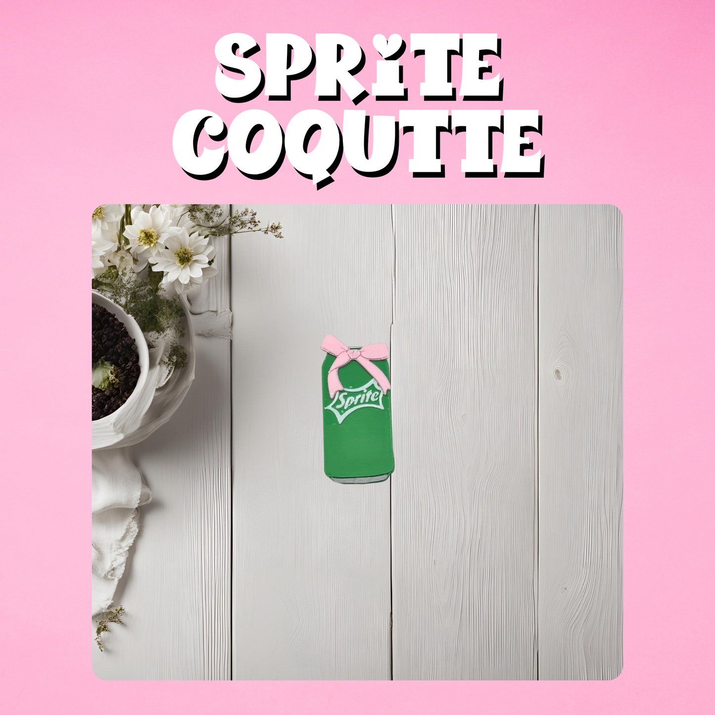 Sprite Coquette Straw Topper