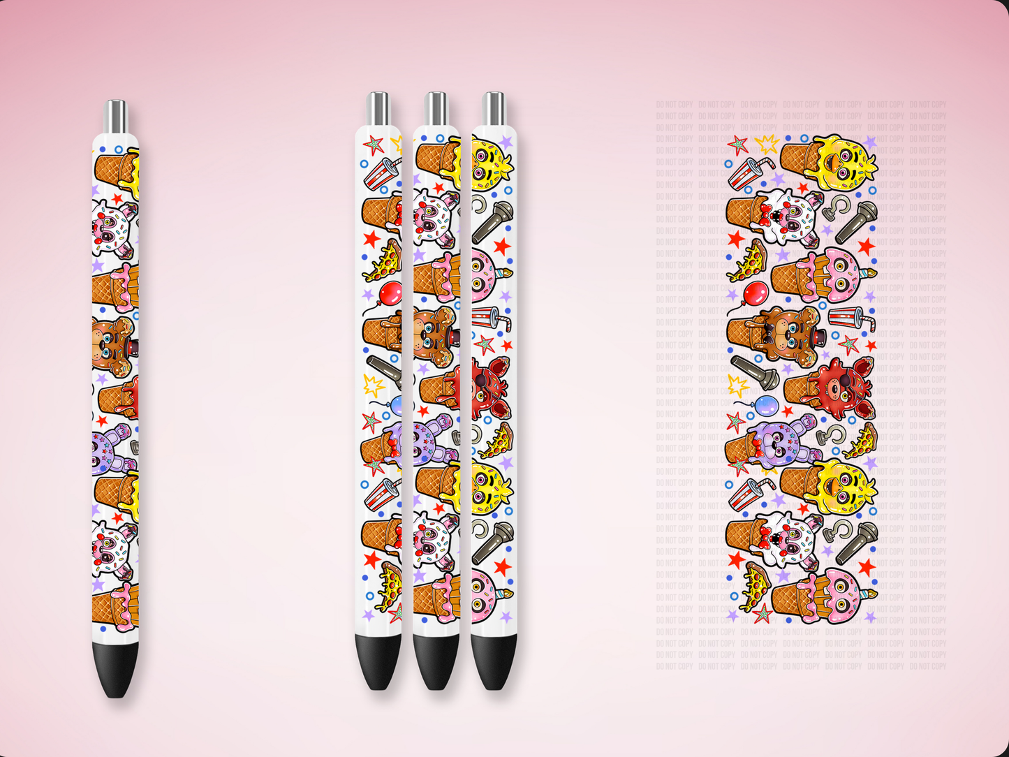 Five Nights Ice Cream Pen Wrap