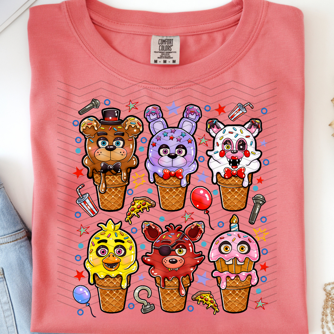 Five Nights Ice Cream DTF