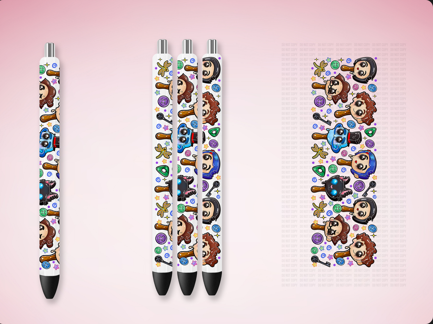 Coraline Ice Cream Pen Wrap