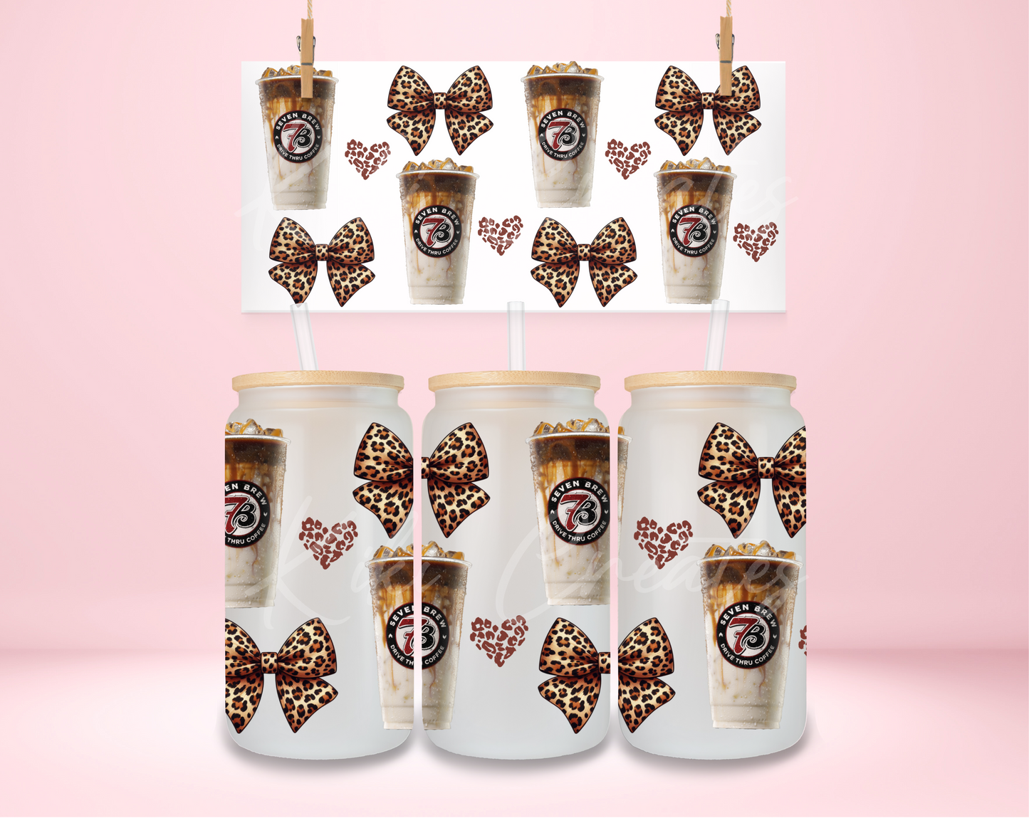 7Brew Leopard UVDTF Wrap