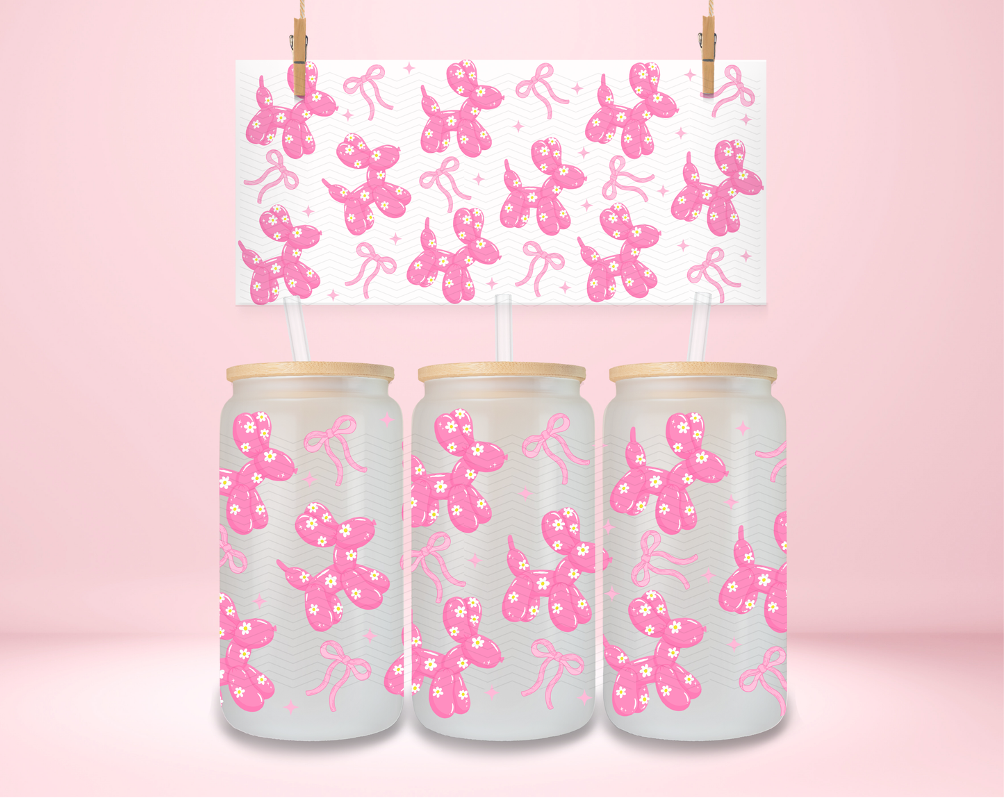 Daisy Ballon Dog UVDTF Wrap