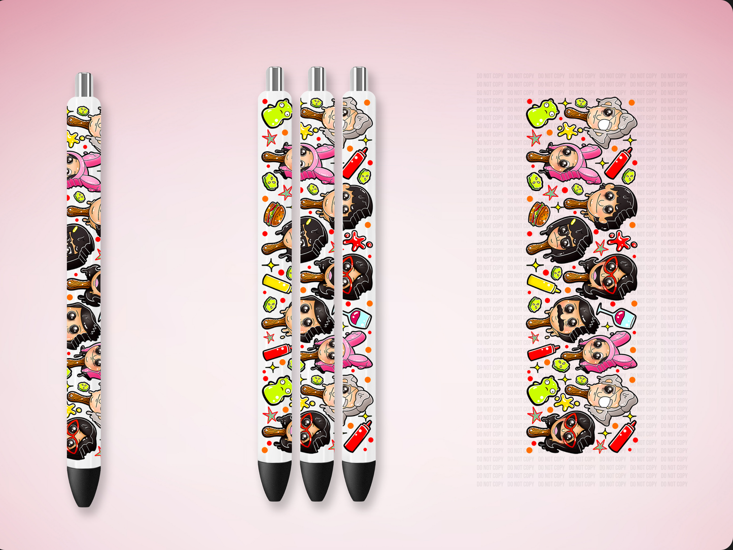 Bob Burger Ice Cream Pen Wrap