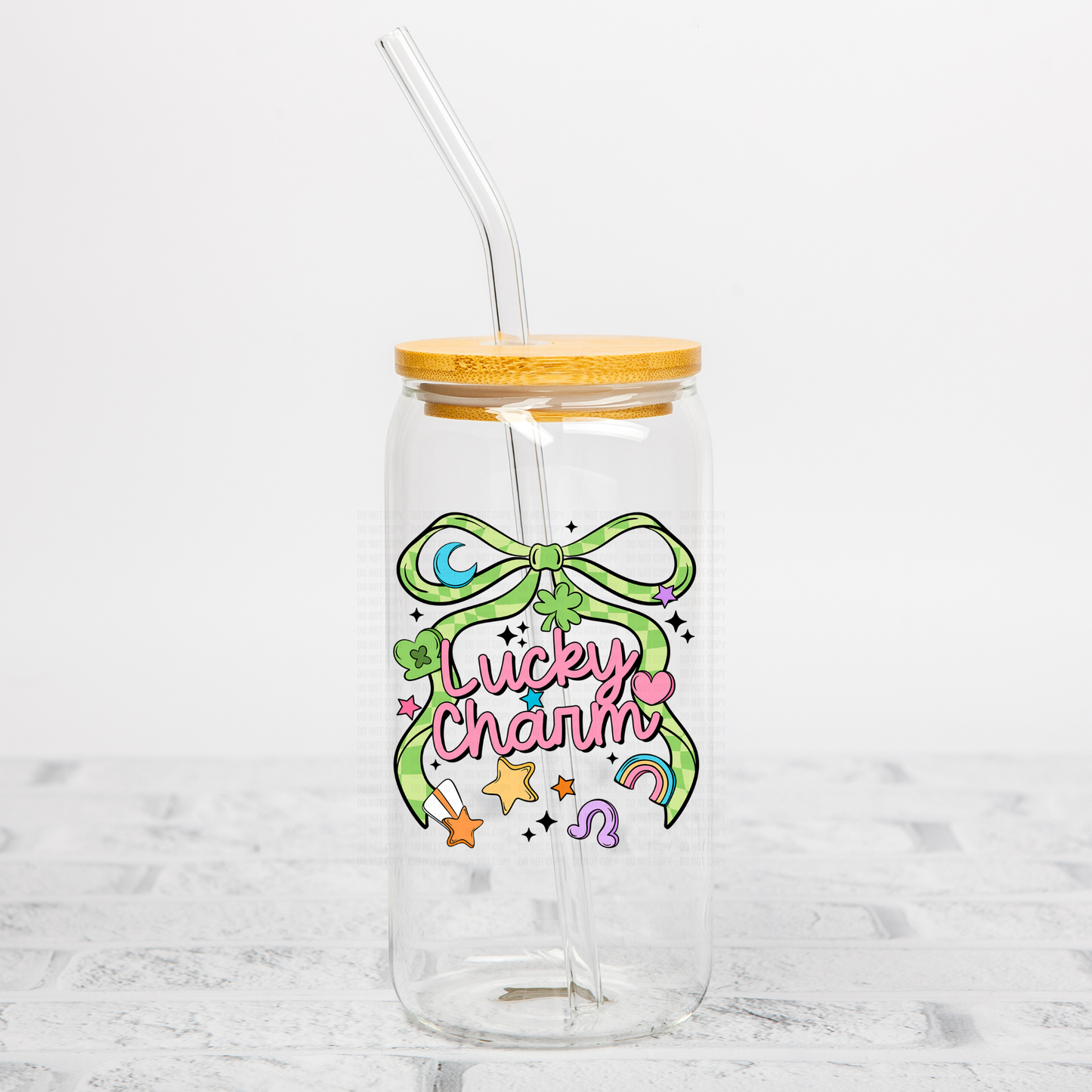 Lucky Charm Coquette UVDTF Decal