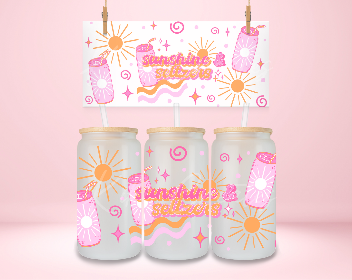 Sunshine and Seltzers UVDTF Wrap