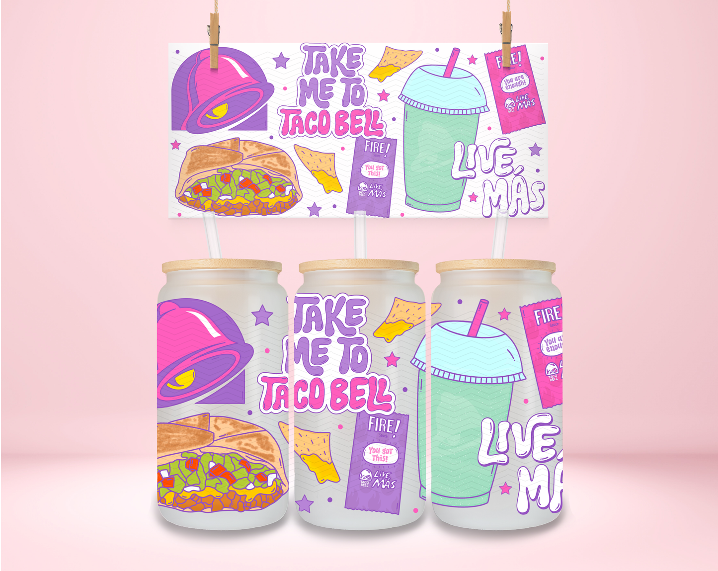 Take Me To Taco Bell UVDTF Wrap