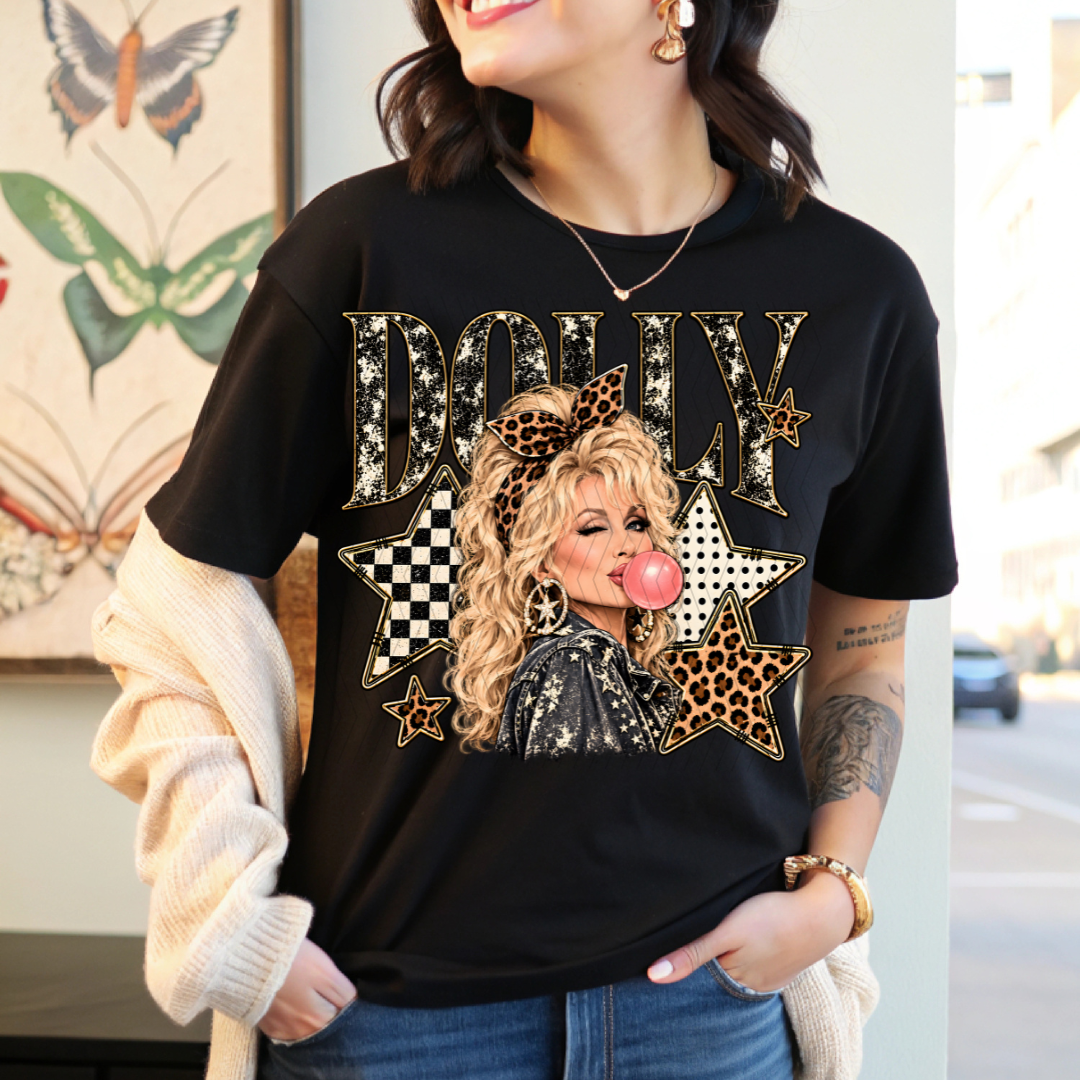 Dolly Leopard DTF