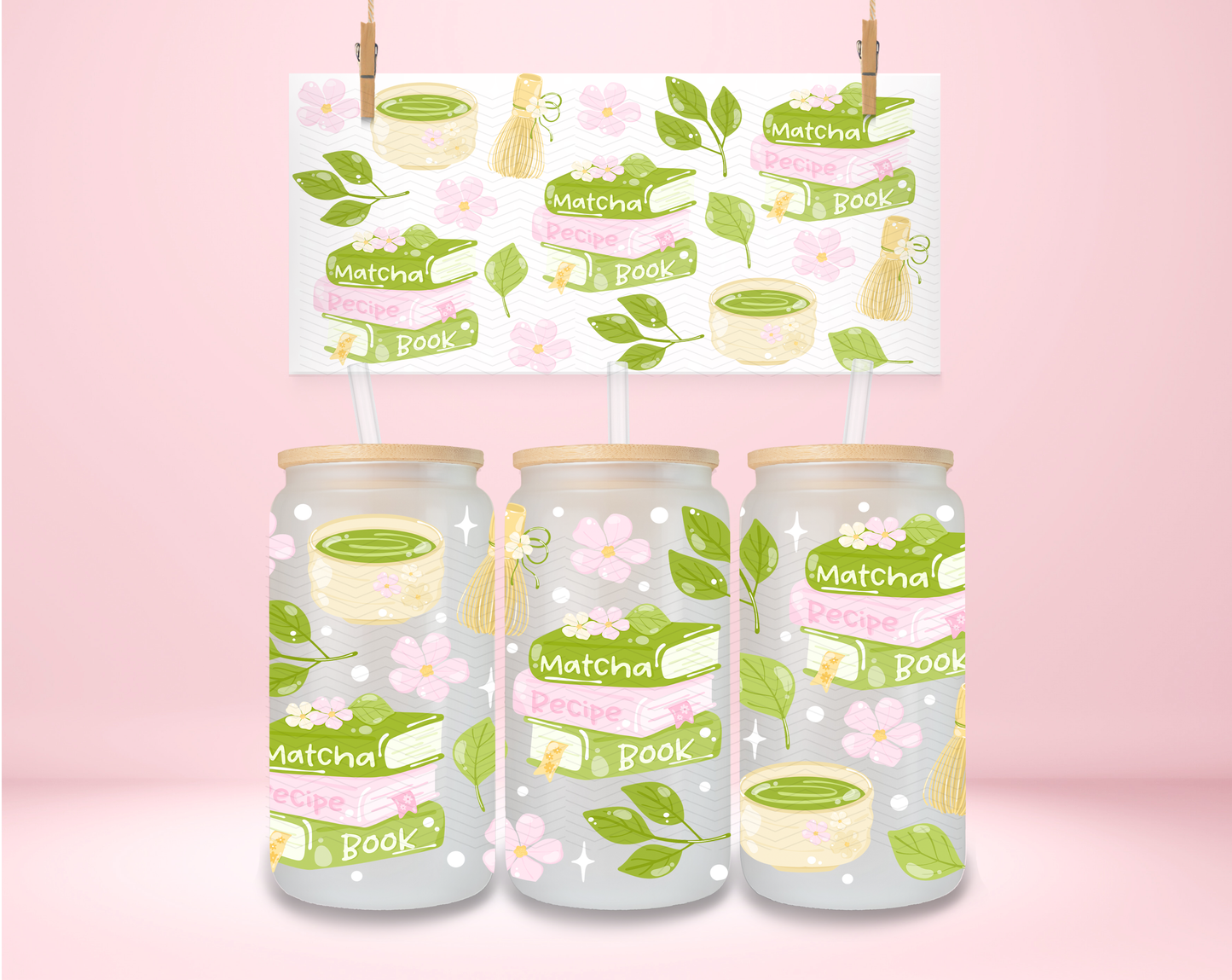 Matcha Bookish UVDTF Wrap