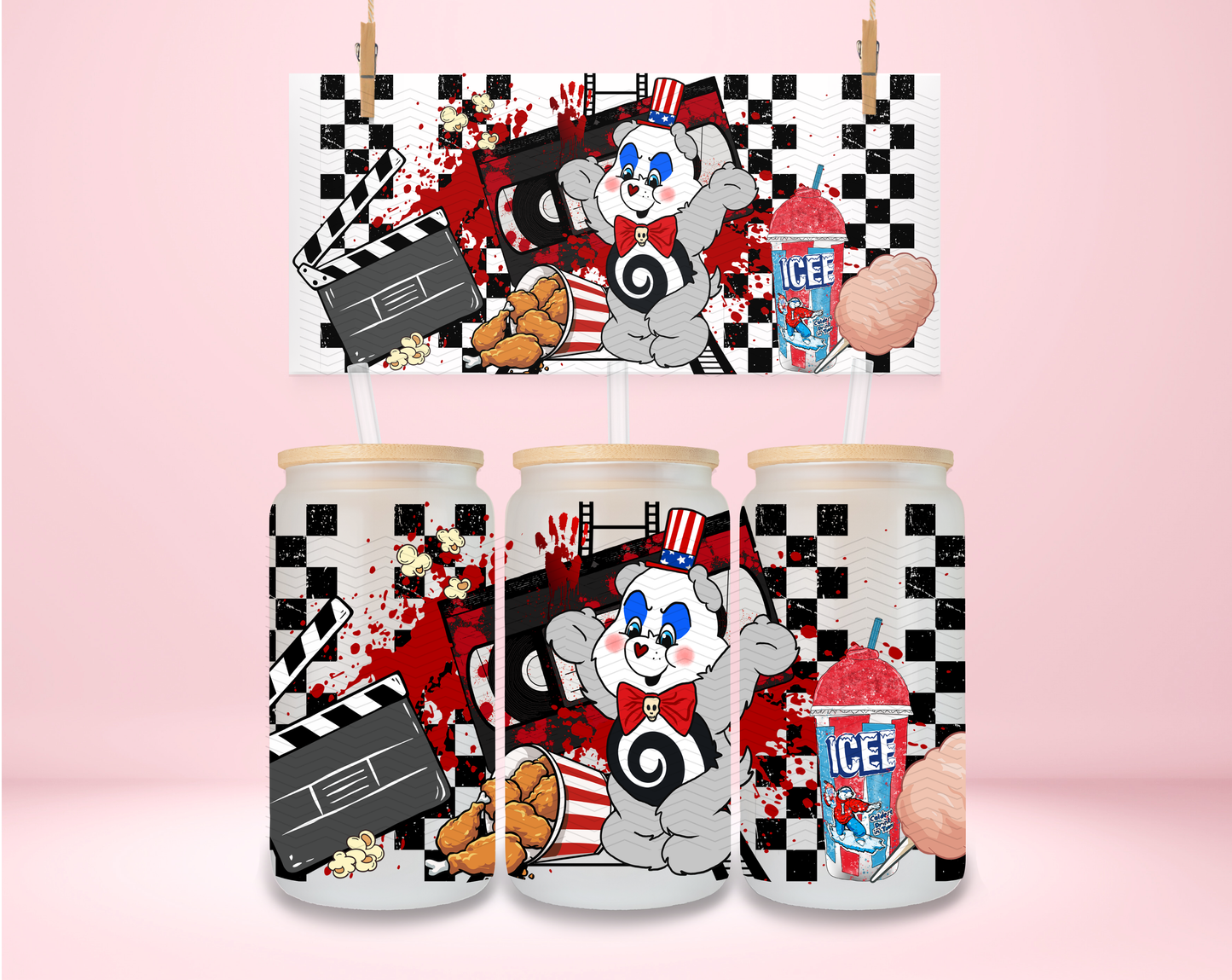 Spaulding Scarebear UVDTF Wrap