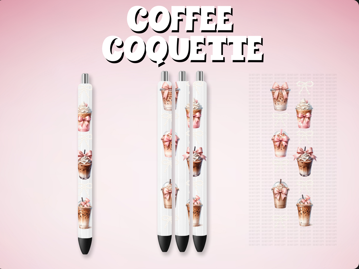 Coffee Coquette UVDTF Pen Wrap