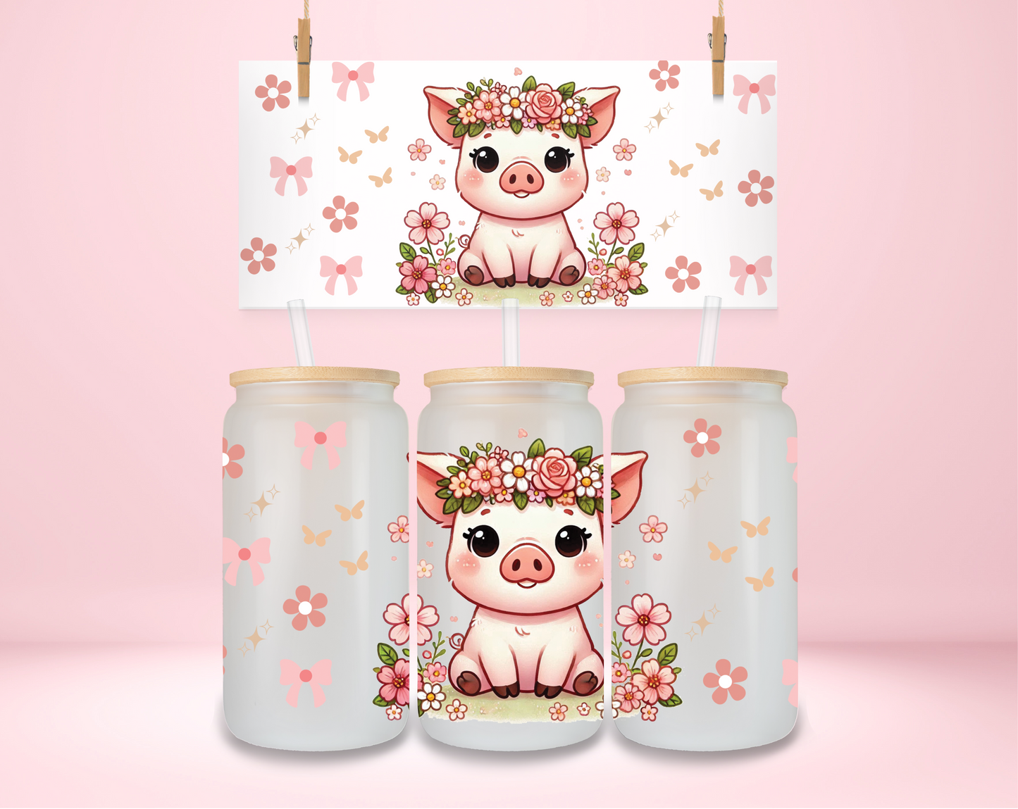 Coquette Piggy UVDTF Wrap