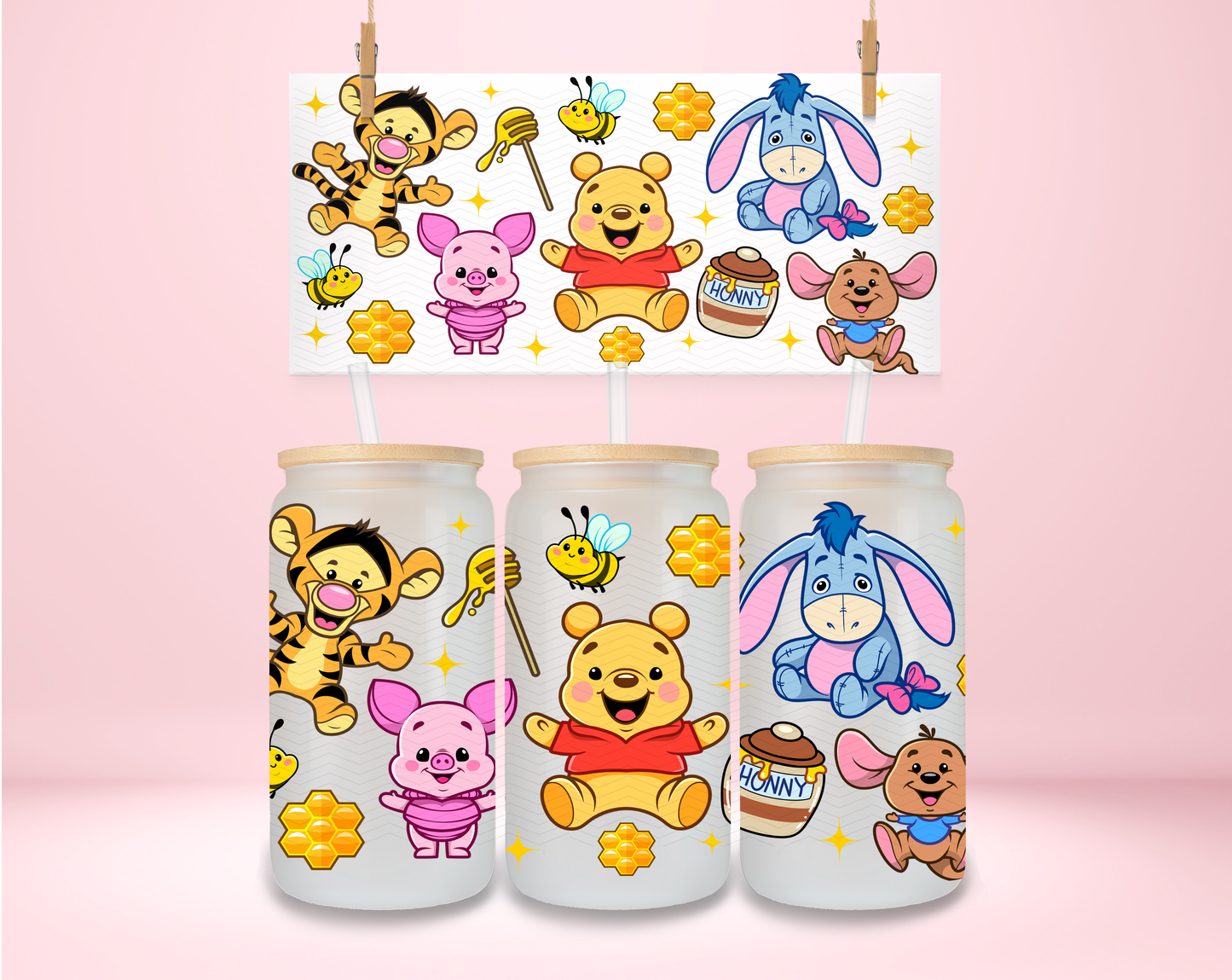 Pooh and Friends Babies UVDTF Wrap