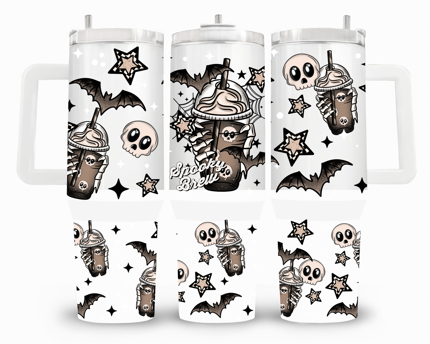 Spooky Brew 40oz UVDTF Wrap
