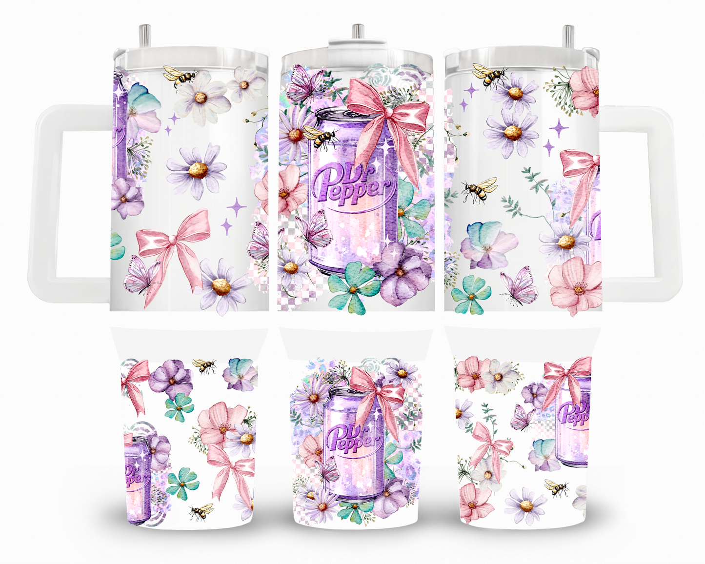 Purple DP Girly 40oz UVDTF Wrap