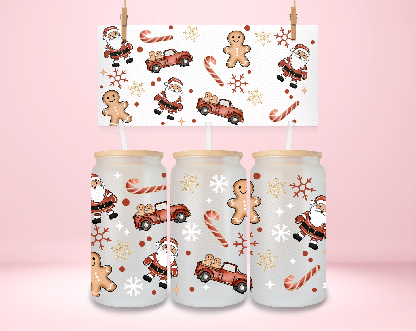 Santa Things Light Skintone UVDTF Wrap