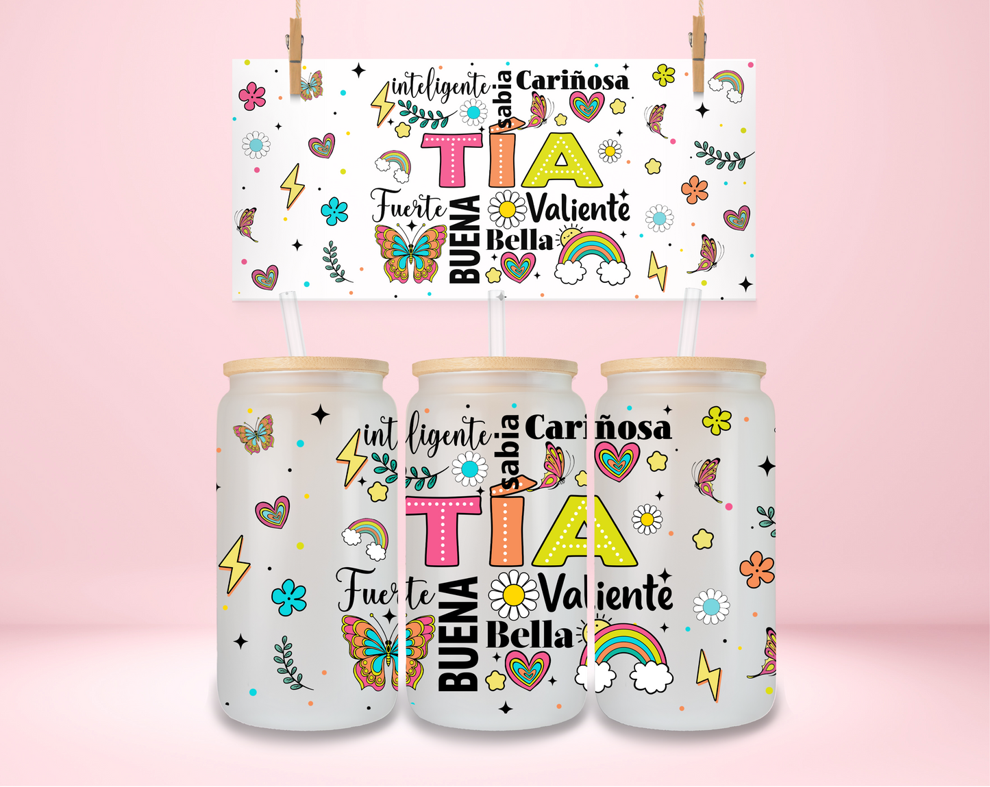 Tia Retro Admiration UVDTF Wrap
