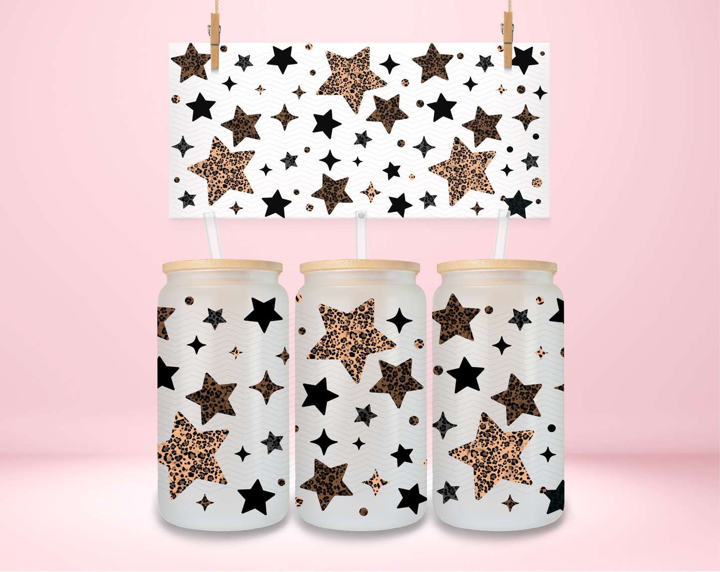 Cheetah Stars UVDTF Wrap