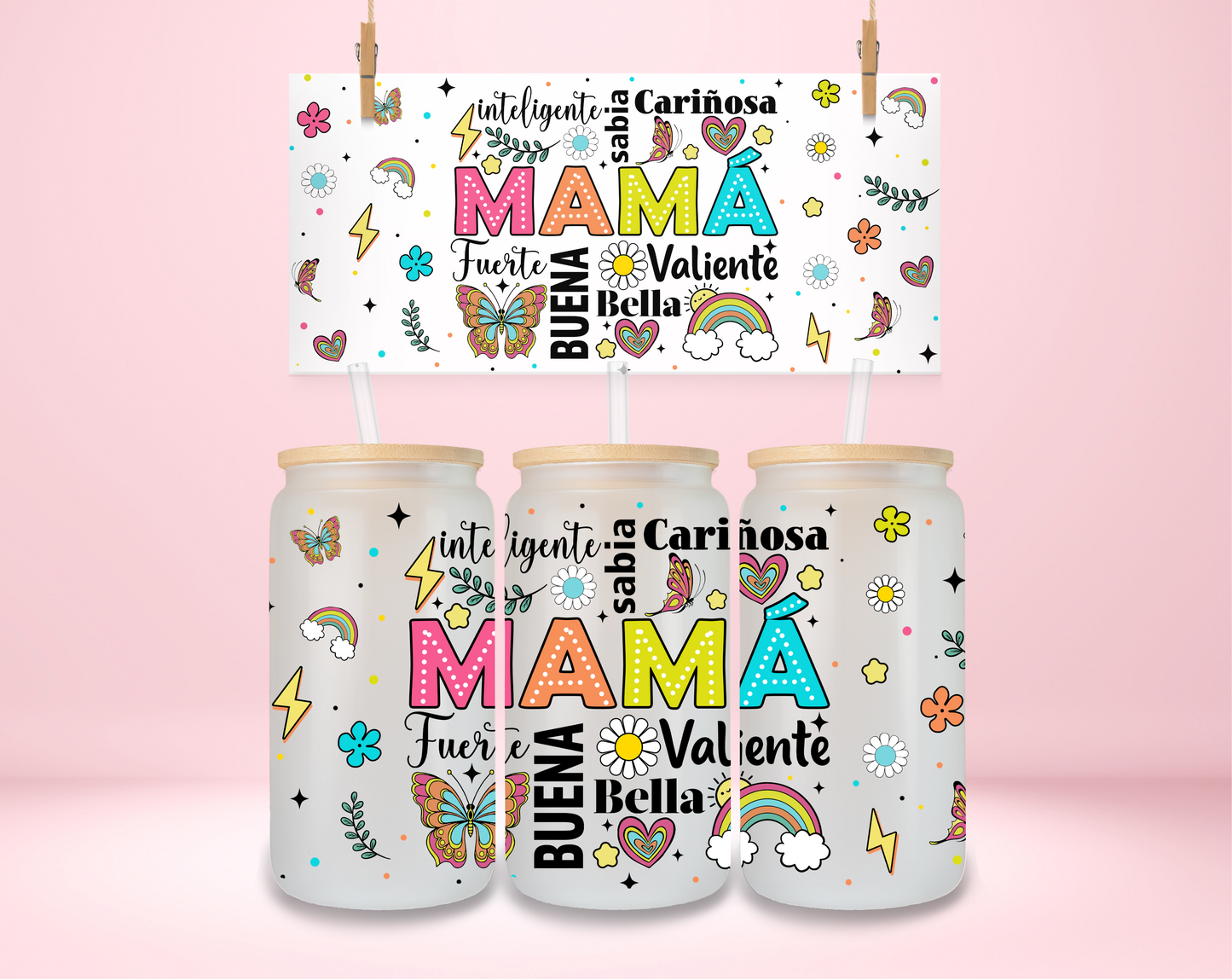 Mama Retro Admiration UVDTF Wrap