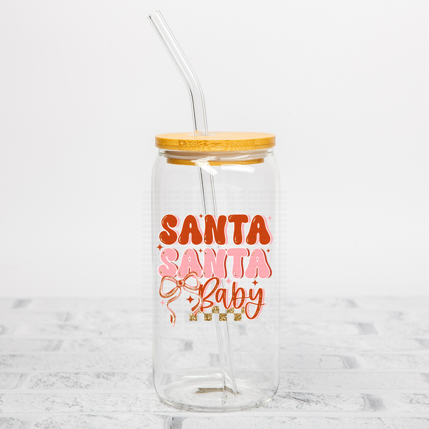 Santa Santa Baby UVDTF Decal