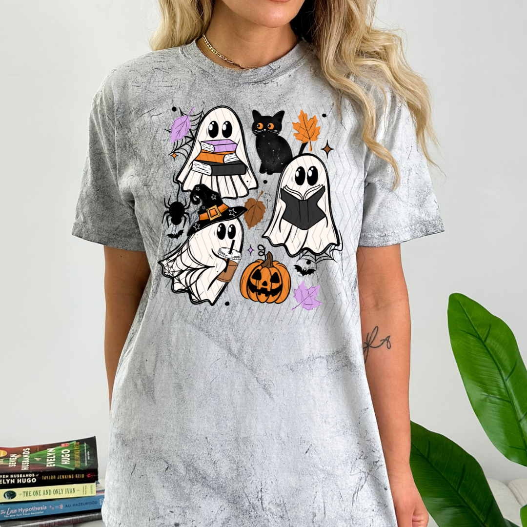 Halloween Ghostie Books DTF