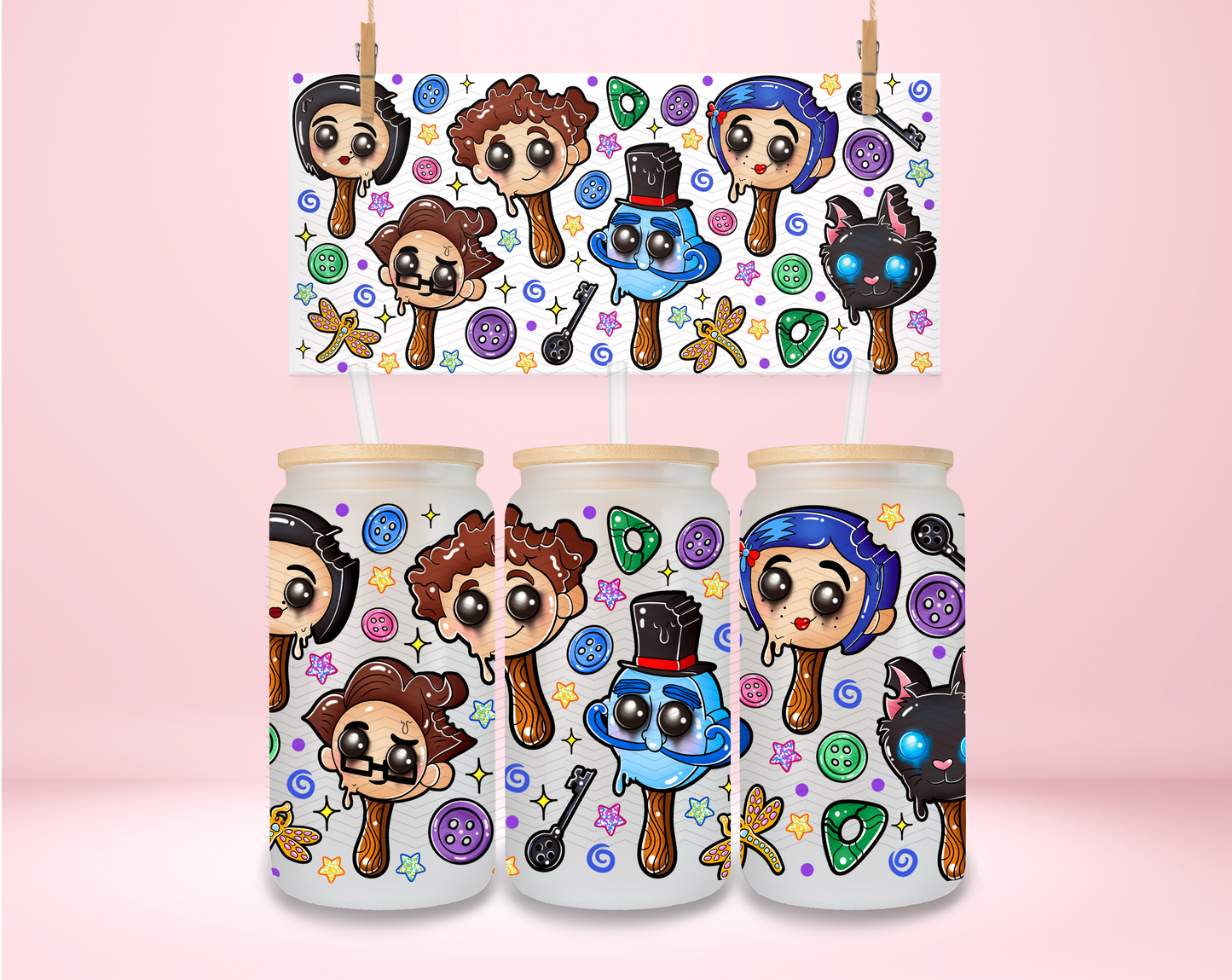 Coraline Ice Cream UVDTF Wrap