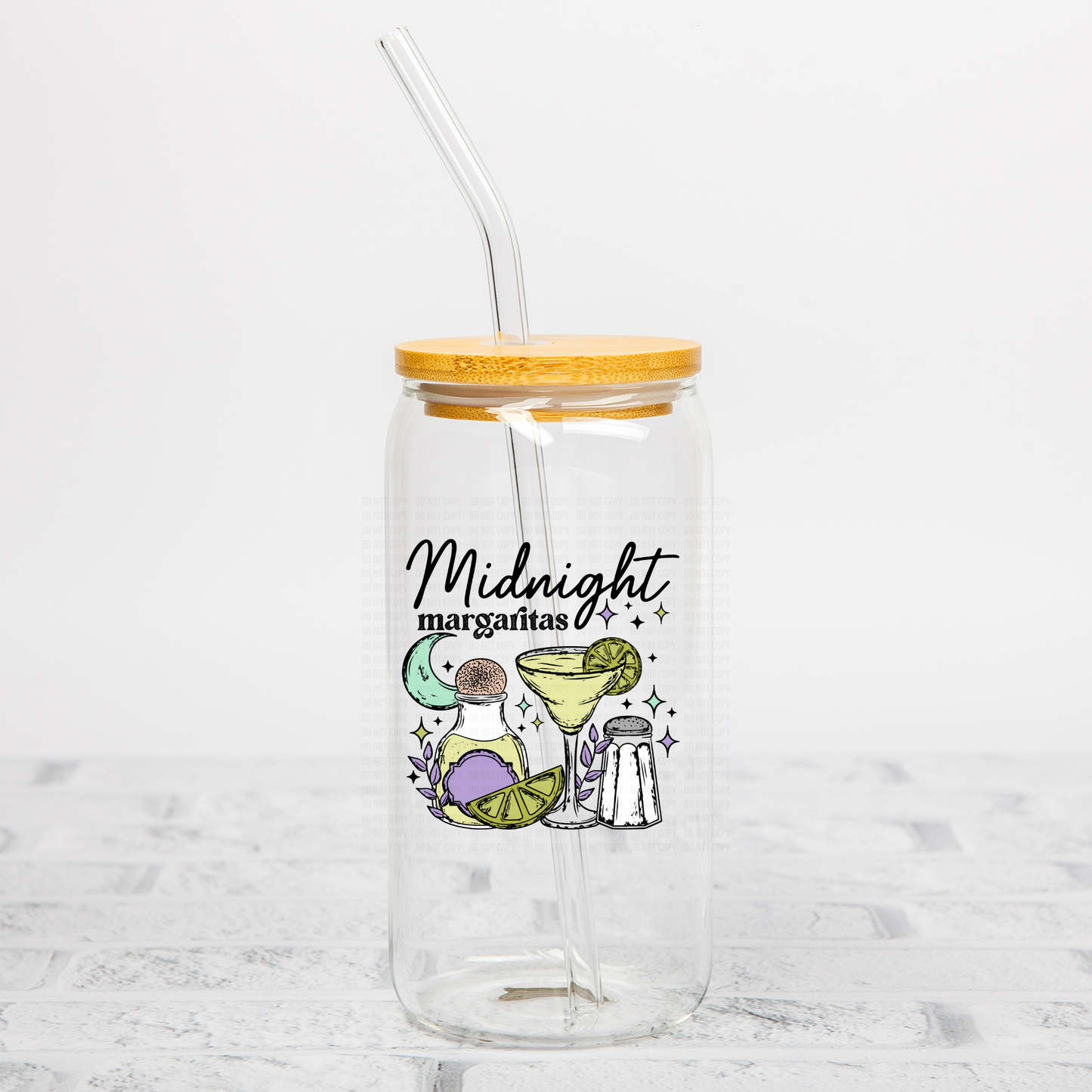 Midnight Margaritas UVDTF Decal
