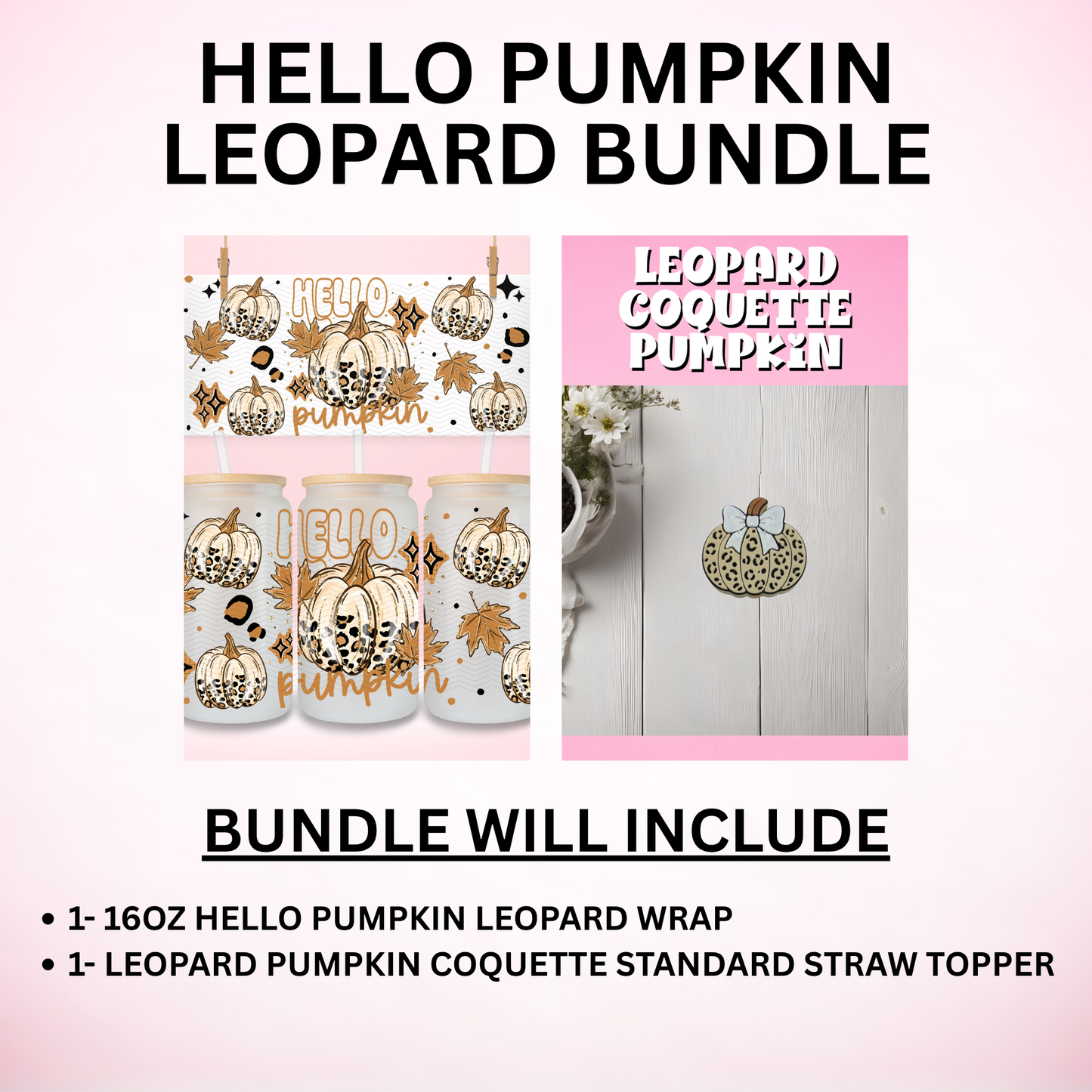 Leopard Pumpkin Coquette Bundle