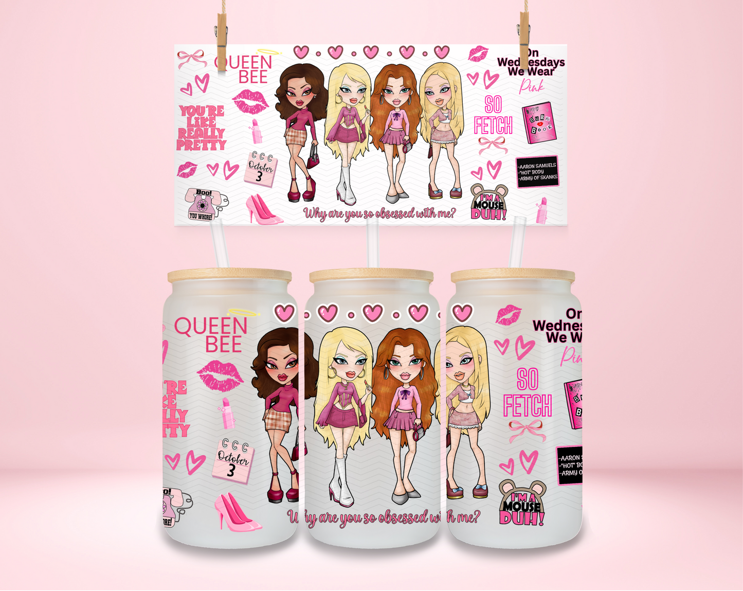 Mean Girls Bratz UVDTF Wrap