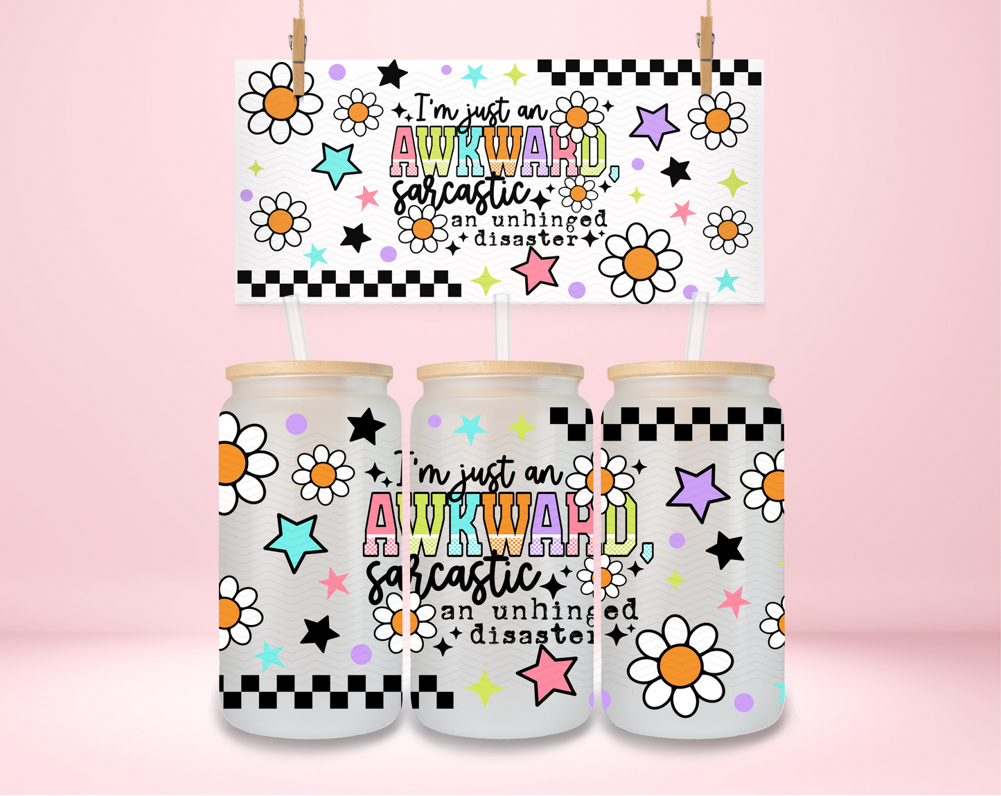 I'm Just An Awkward Sarcastic UVDTF Wrap