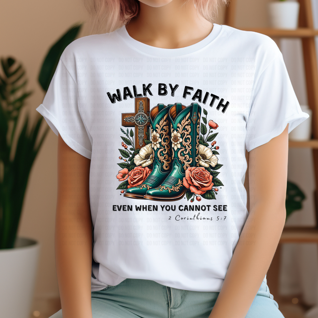 Walk By Faith Western DTF