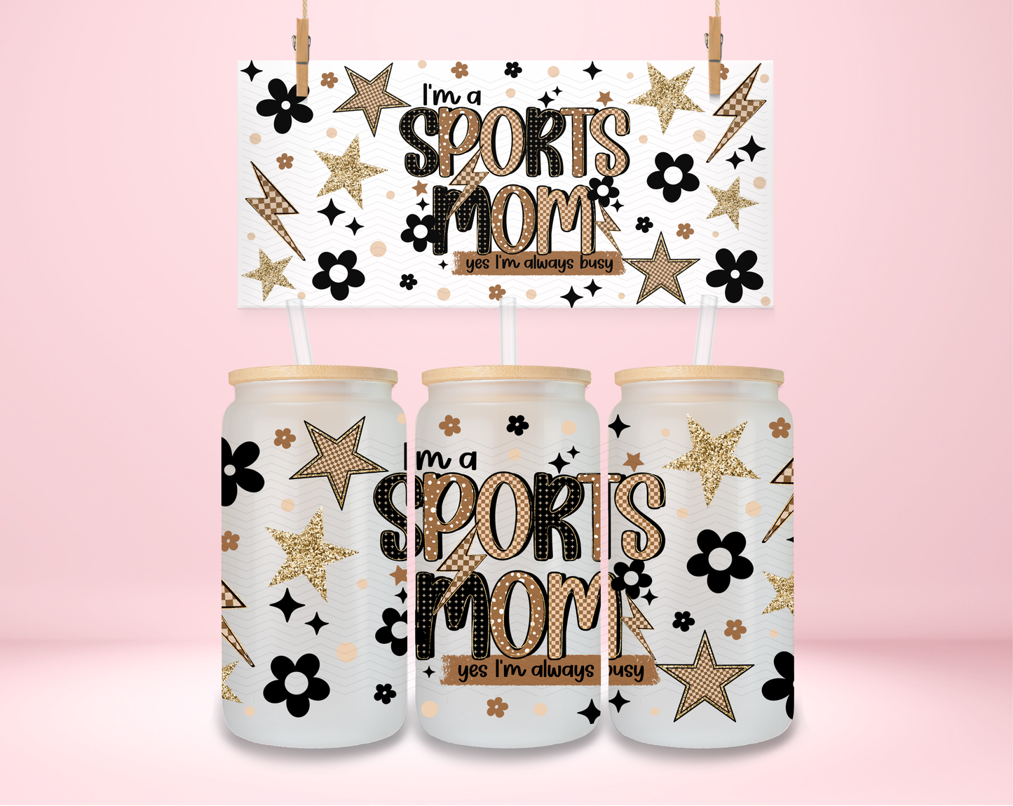 I'm a Sports Mom UVDTF Wrap