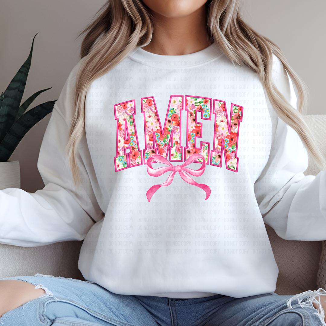 Amen Floral Coquette DTF
