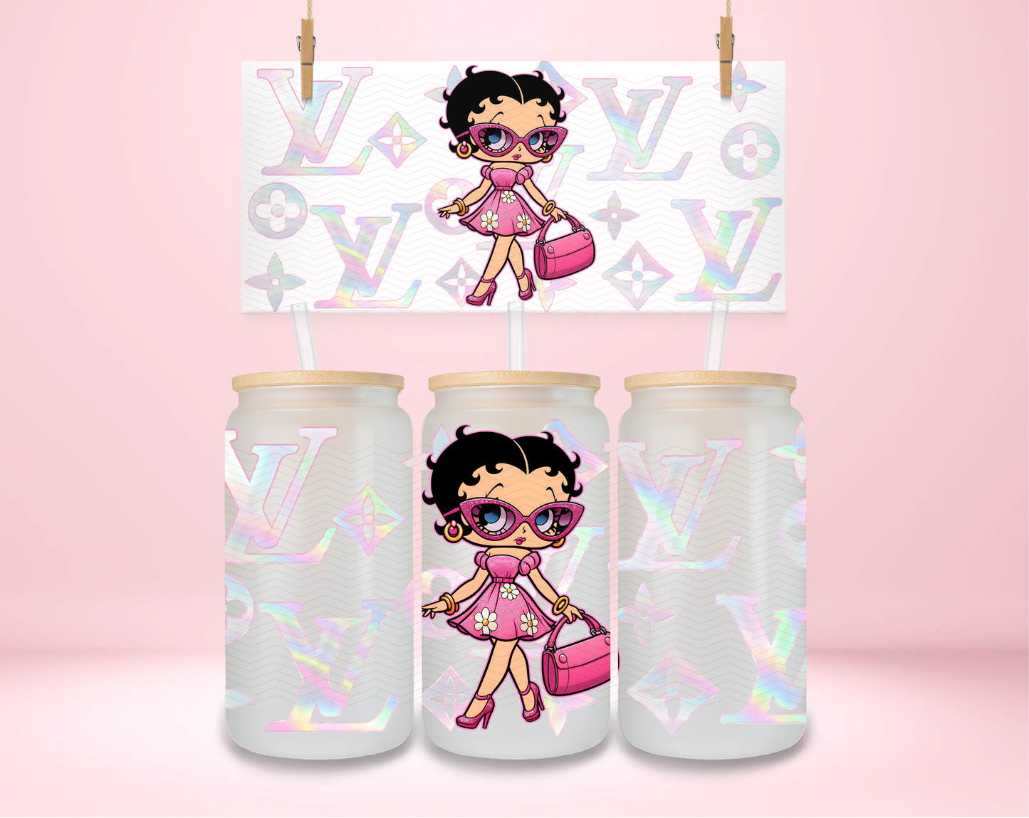 Betty Holo Designer UVDTF Wrap