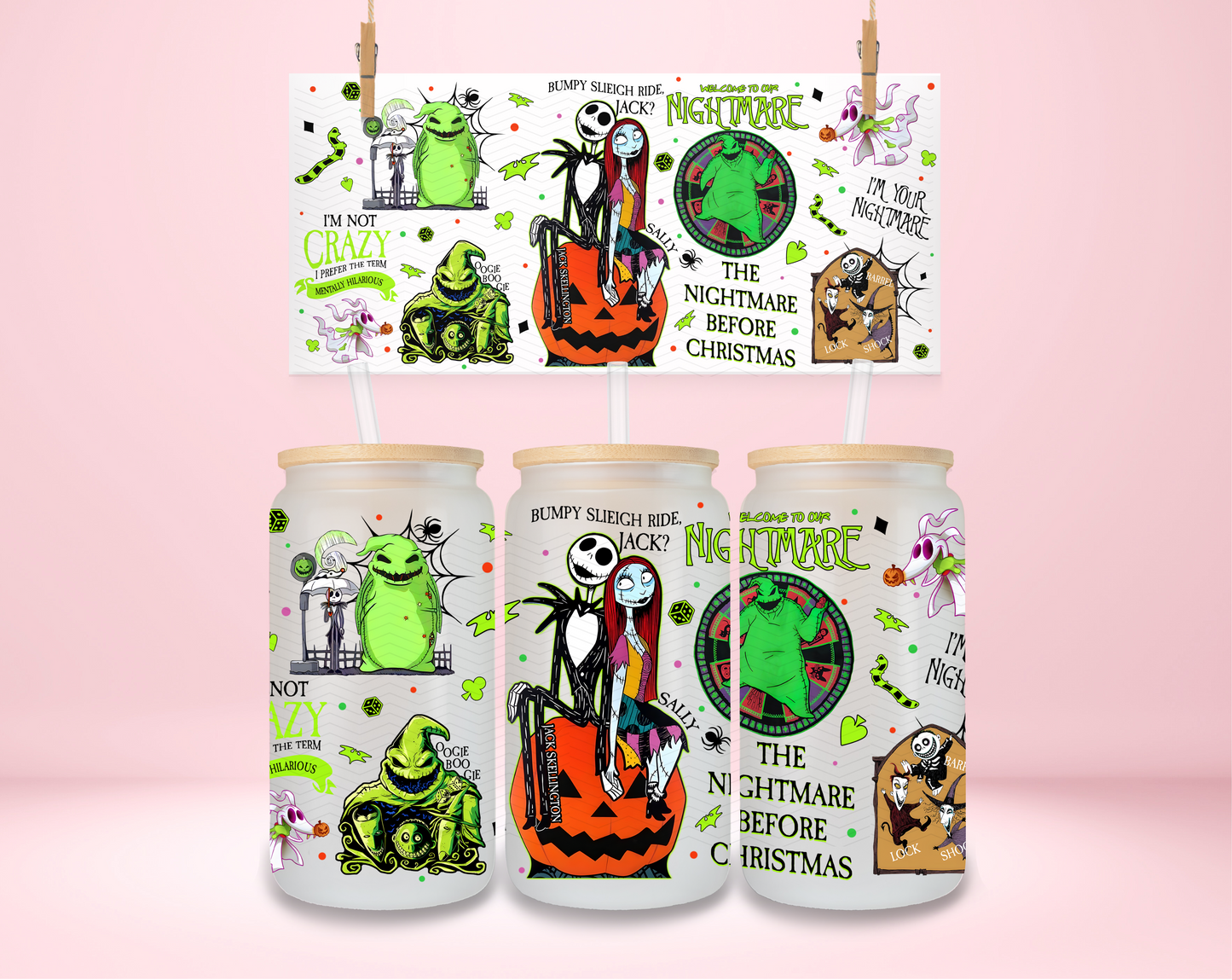 Nightmare Before Christmas UVDTF Wrap