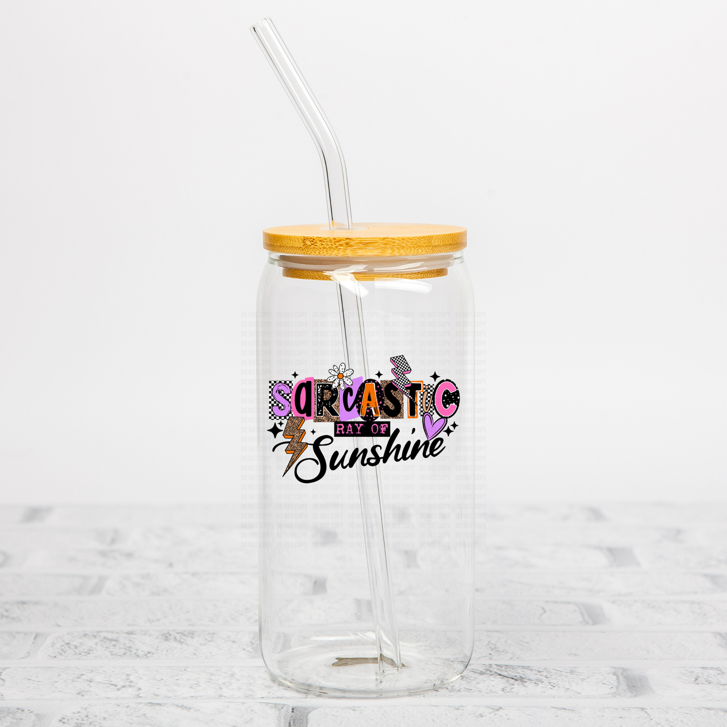 Sarcastic Ray of Sunshine UVDTF Decal