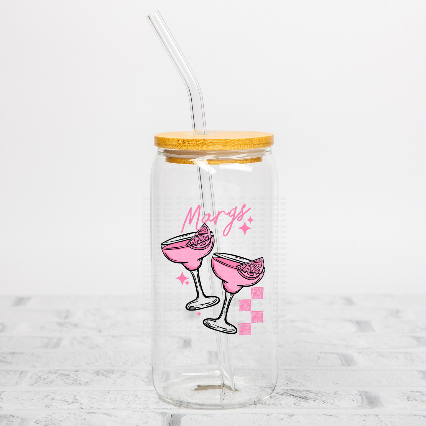 Pink Margs UVDTF Decal